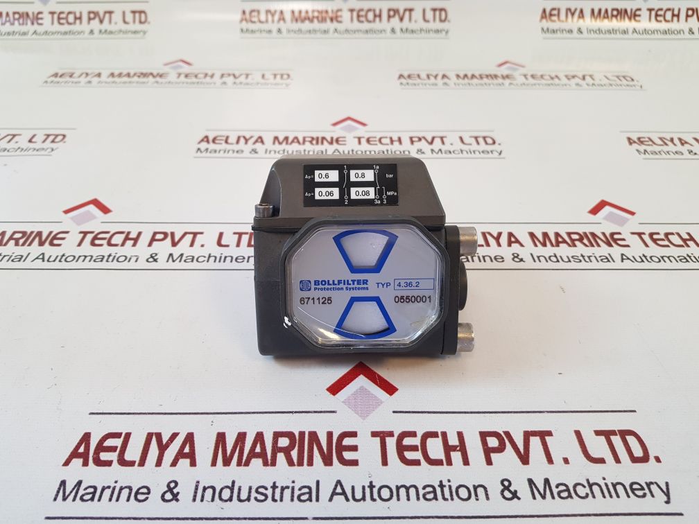 Bollfilter 4.36.2 Differential Pressure Indicator 0550001