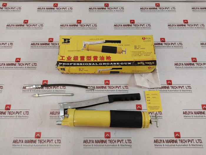 Bosi Tools Bs333809 Heavy Duty Hand Grease Gun 400Cc 14Oz 4.500 Psi