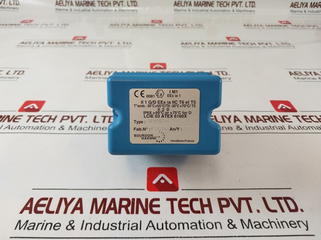 Bourdon Haenni Rp2Ym346 Pressure Switch 50Bar