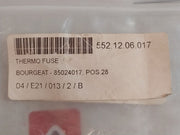 Lot Of 5X Bourgeat 85024017 Thermal Fuse 184Â°C Cable