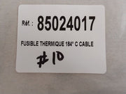 Lot Of 5X Bourgeat 85024017 Thermal Fuse 184Â°C Cable