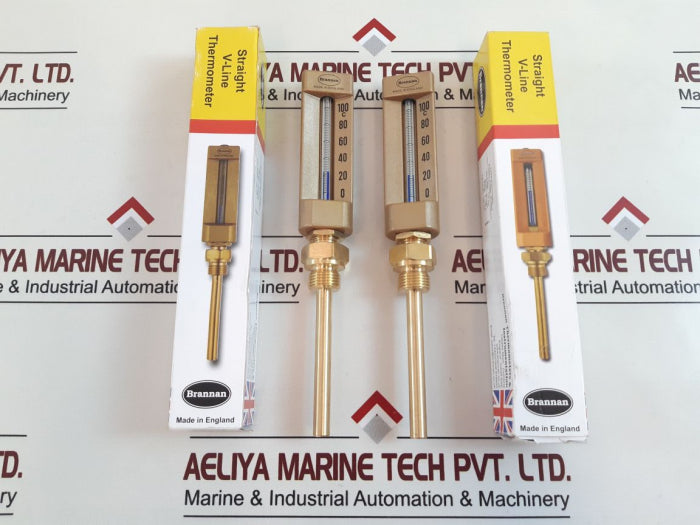 Brannan 0/100C Straight V-line Thermometer Free Shipping By Express