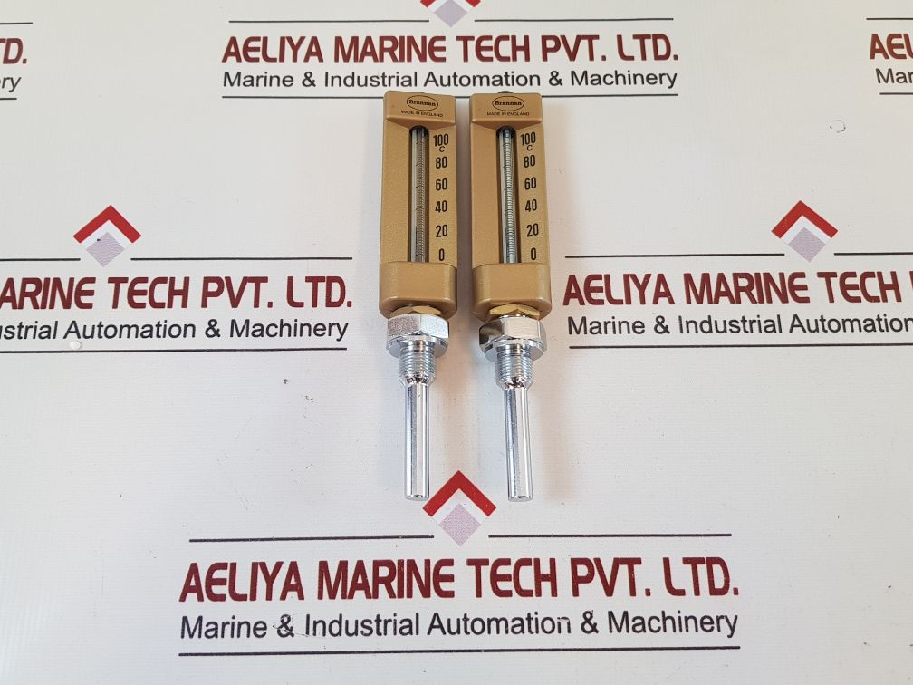 Brannan 0 To 100 C Straight V-line Thermometer