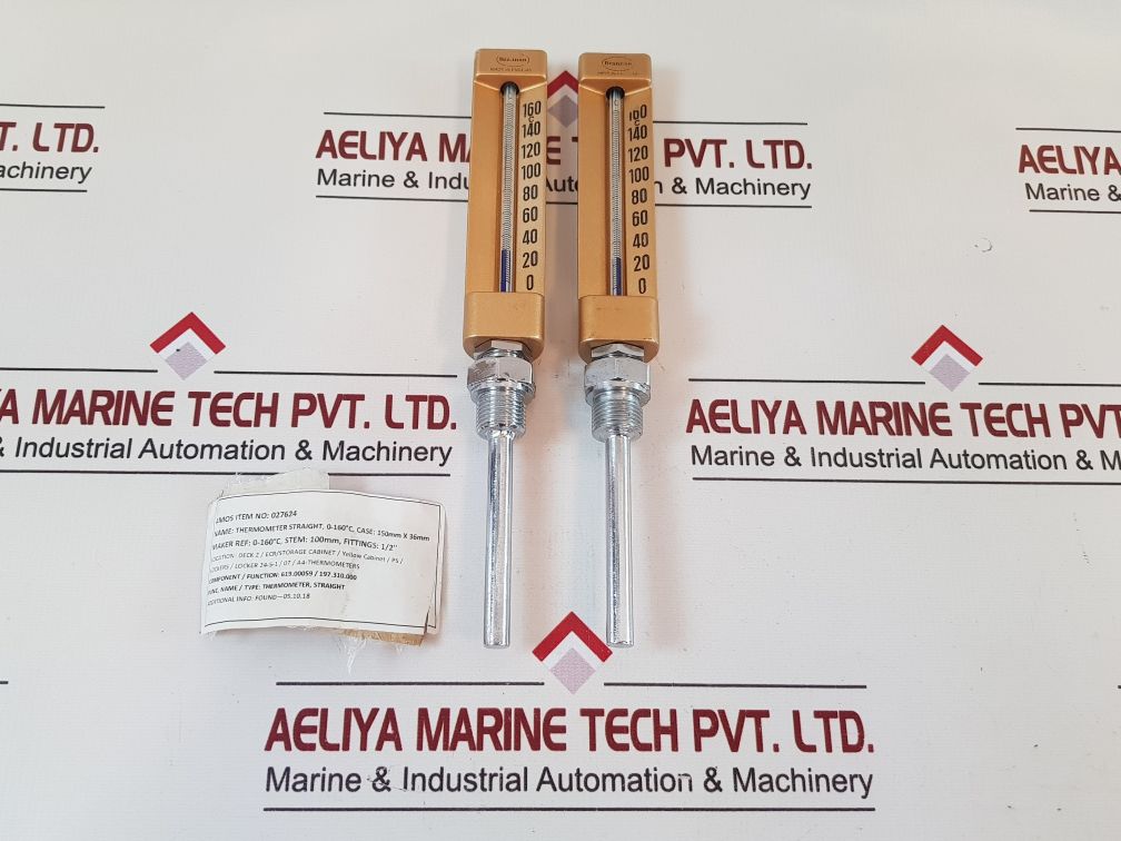 Brannan 0 To 160 C Straight Thermometer 