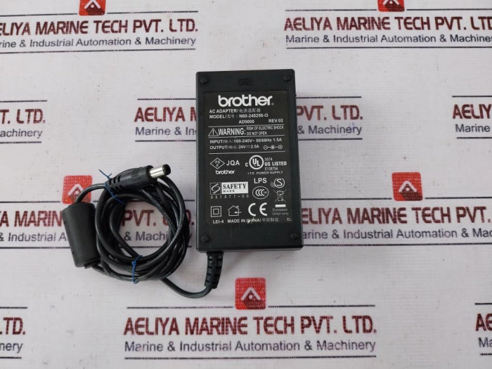 Brother N60-240250-i3 Ac Adapter 100-240V~50/60Hz 1.5A