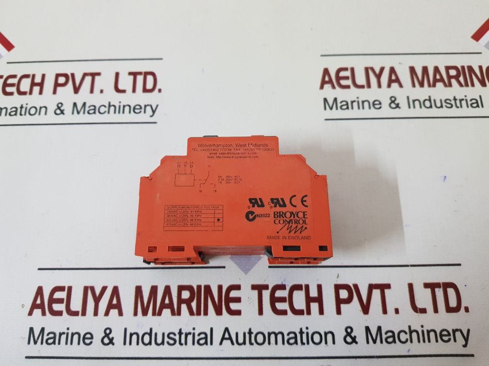 Broyce Control M3Prt Phase Sequence Failure Relay 400V Ac
