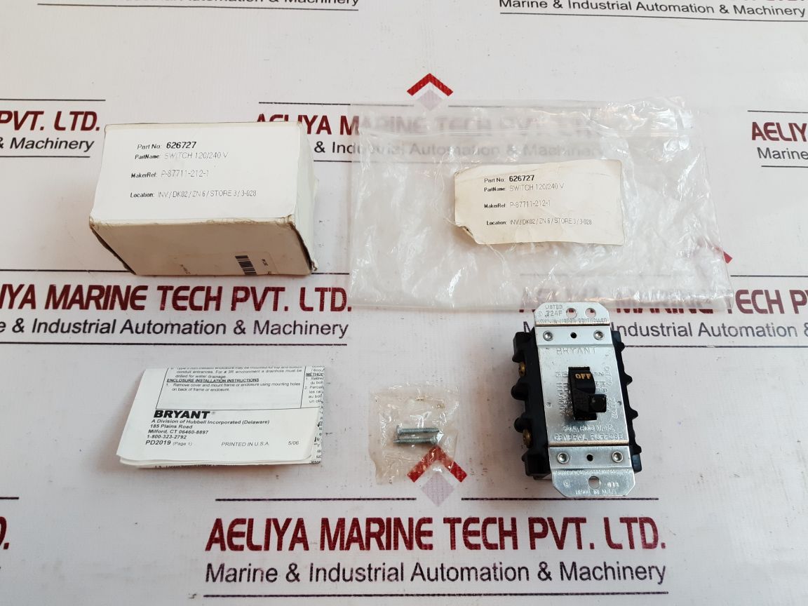 Bryant 30002D Manual Motor Controller Switch 120/240 V