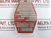 Bs&B Jrs Rupture Disk 3 Inches 64.00 Psi