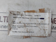 Bucher Rvsae3Ds-212-05-01 Block/Check Valve 170627742