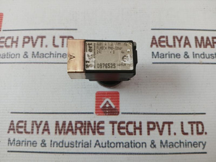 Burkert 0201 A 1,2 Fpm Ms Solenoid Valve 087652S 24V