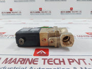 Burkert 0282 A 1/2 Fpm Br Solenoid Valve (New)