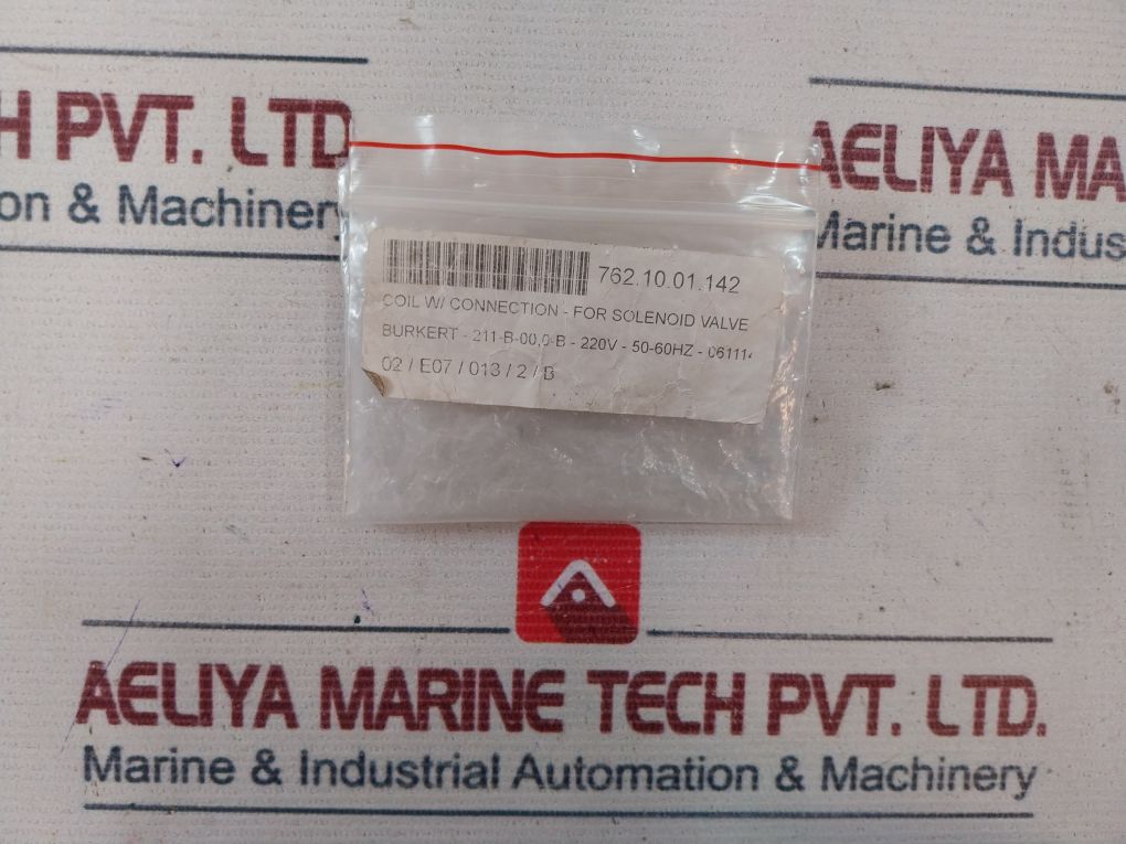 Burkert 211 B 00, 0 Nbr Ms Coil For Connection Solenoid Valve 220V