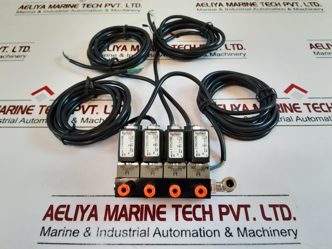 Burkert 6012 C 1,6 Fkm Pa Solenoid Valve With Cables