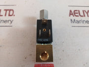 Burkert 6012 D 3/64 FKM BR Air Pilot Valve 96R302B37 120V 50-60Hz