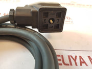 Burkert contromatic 0018-2182-600 solenoid valve with 2 meter cable