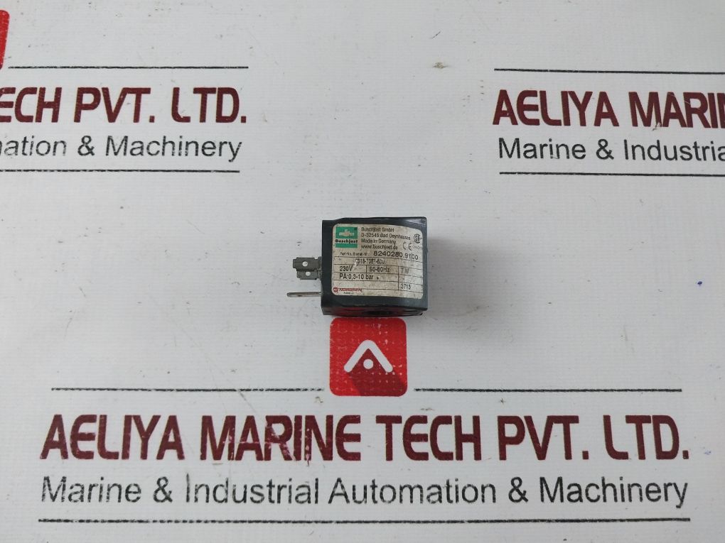 Buschjost 8240280.9100 Solenoid Valve Coil 0018-7387-600