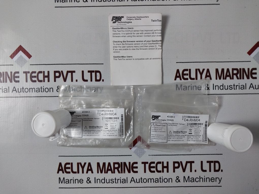 Bw Technologies D4-rhm04 Co/H2S Gas Sensor