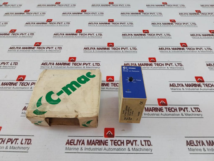 C-mac Rt16-2-1-240-60S Delay On Release Timer 2 Pole 5A/250 Vac