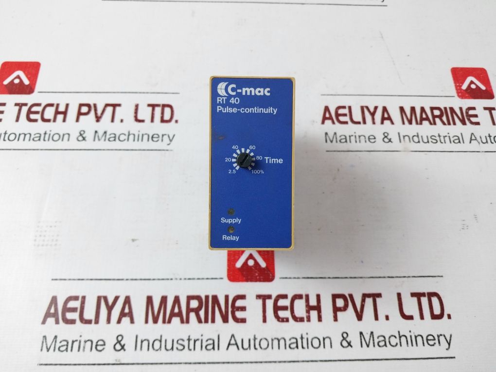 C-mac Rt40-1-1-230-m2-guld Impulse-continuity Relay 24Vdc