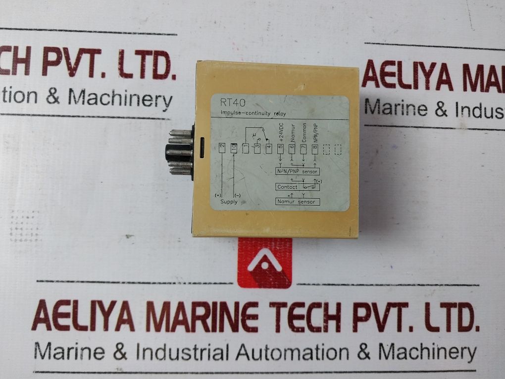 C-mac Rt40-1-1-230-m2-guld Impulse-continuity Relay 24Vdc