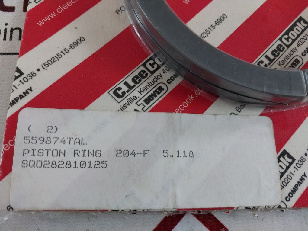 C.Lee Cook 204-f 5.118 Piston Ring Sqo282810125