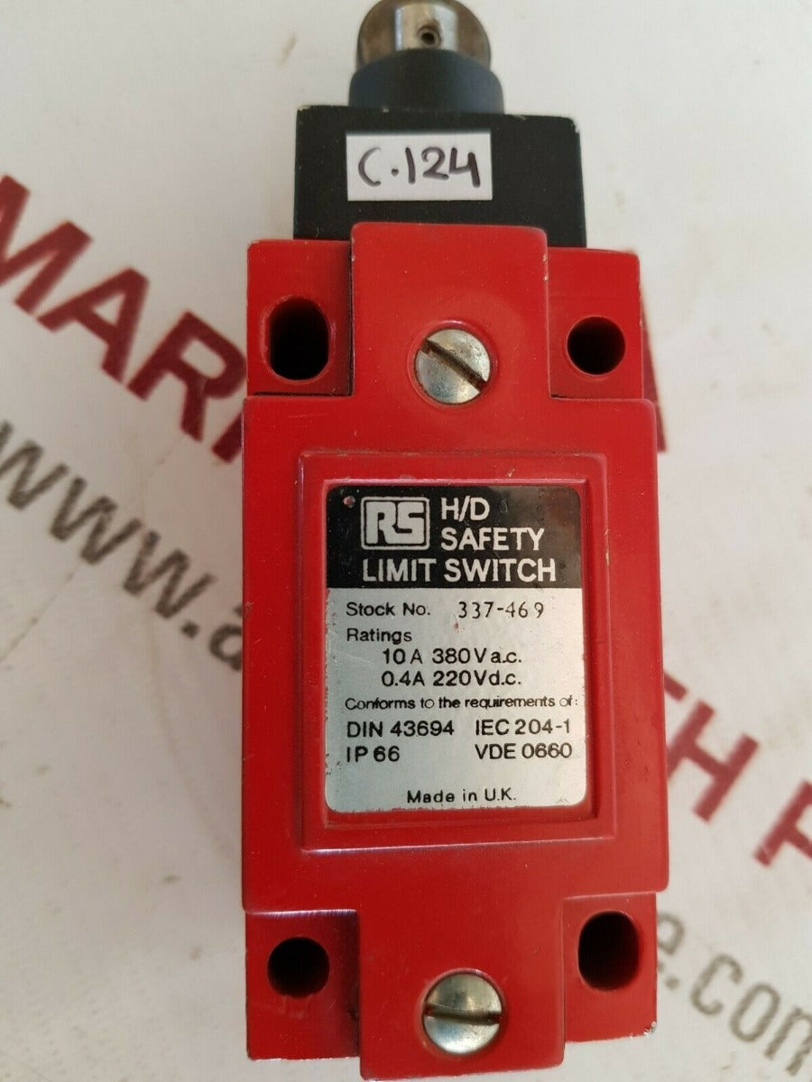 Rs 337-469 h/d safety limit switch