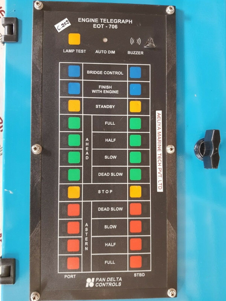 Pan delta eot-706 engine telegraph