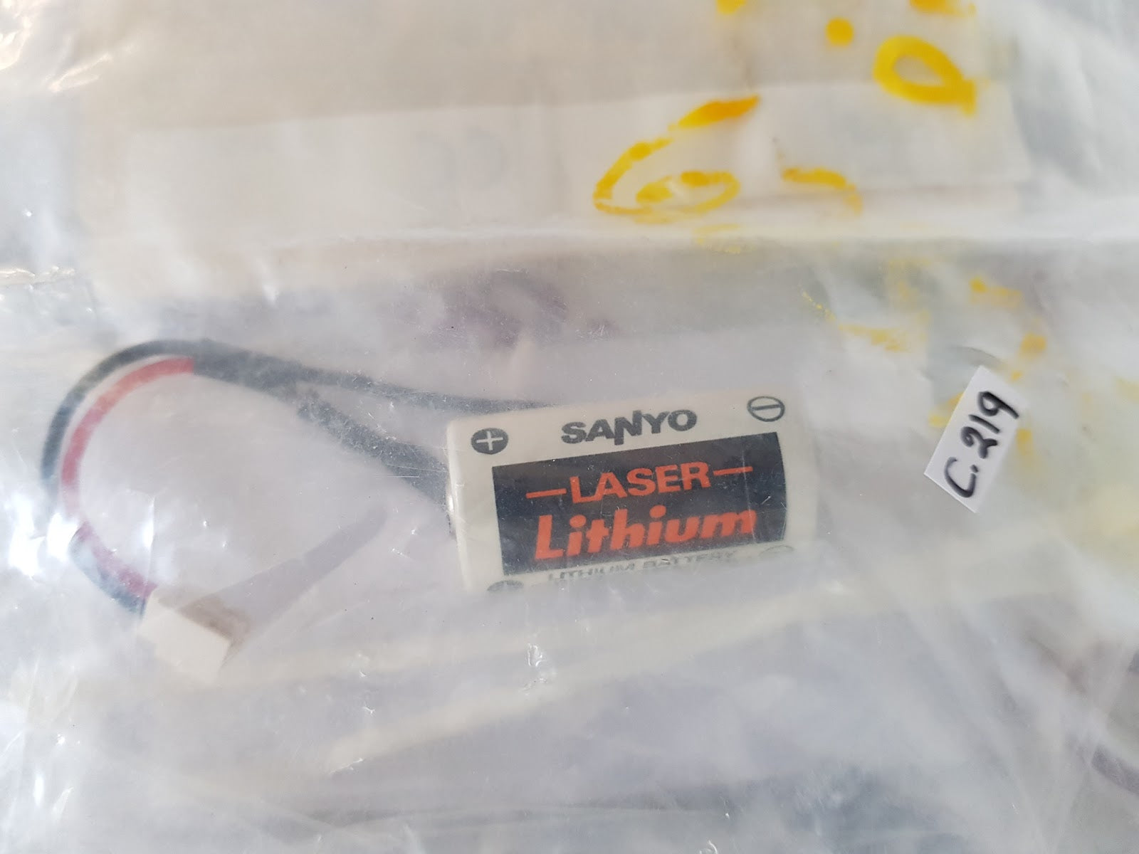 sanyo laser lithium battery