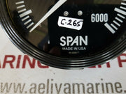 Span 03-4269-t 0-6000 psi pressure gauge