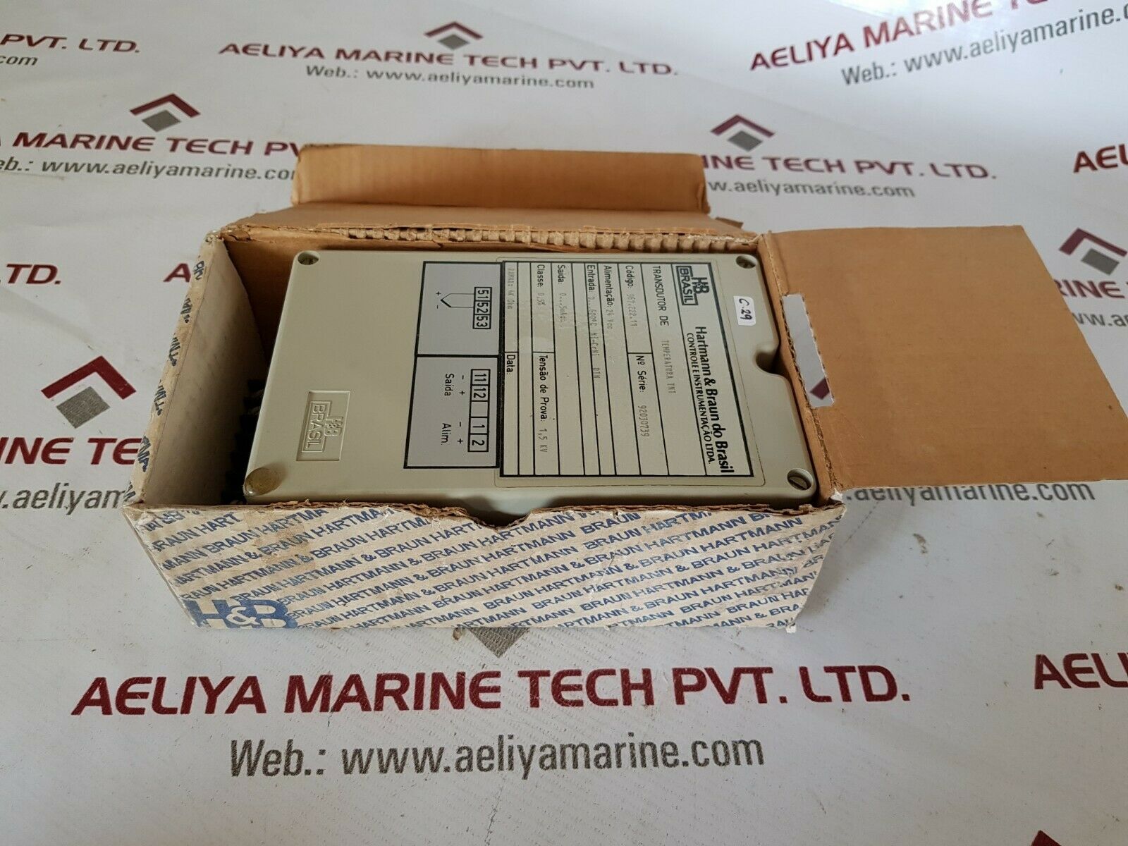 H&b brasil 967.222.11 transdutor de temperatura tnt