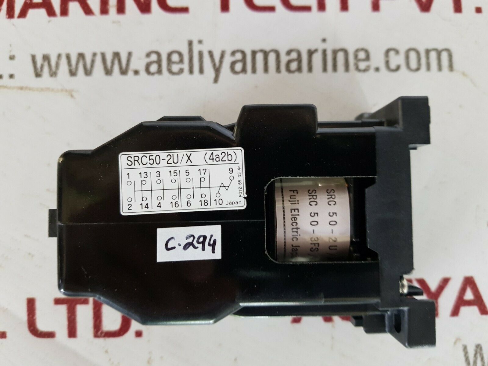 Fuji electric src50-2u/x(4a2b) auxiliary relay