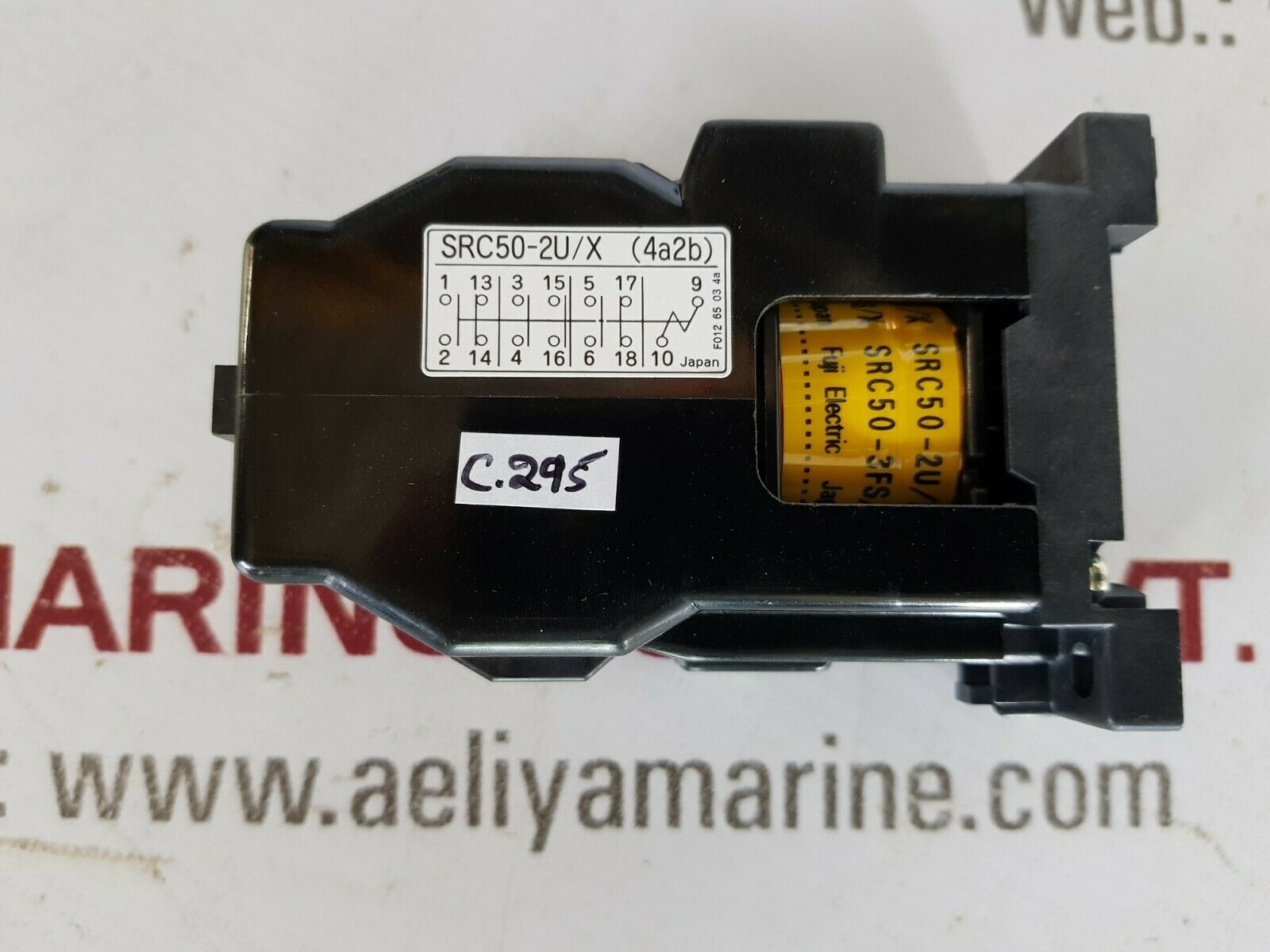 Fuji electric src50-2u/x(4a2b) auxiliary relay 200-220v 50-60hz