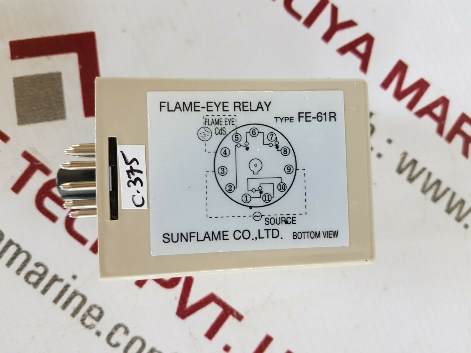 Sunflame fe-61r flame-eye relay ac 220v