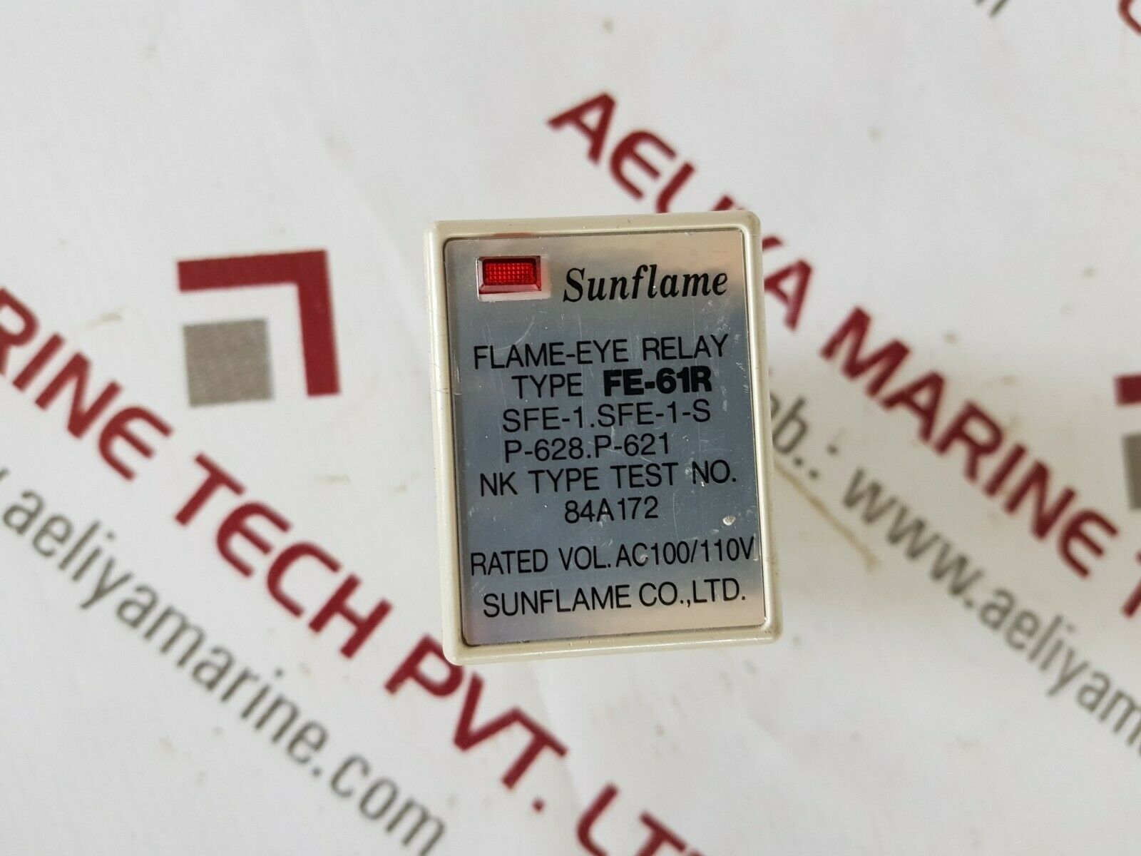 Sunflame fe-61r flame-eye relay p-628.p-621