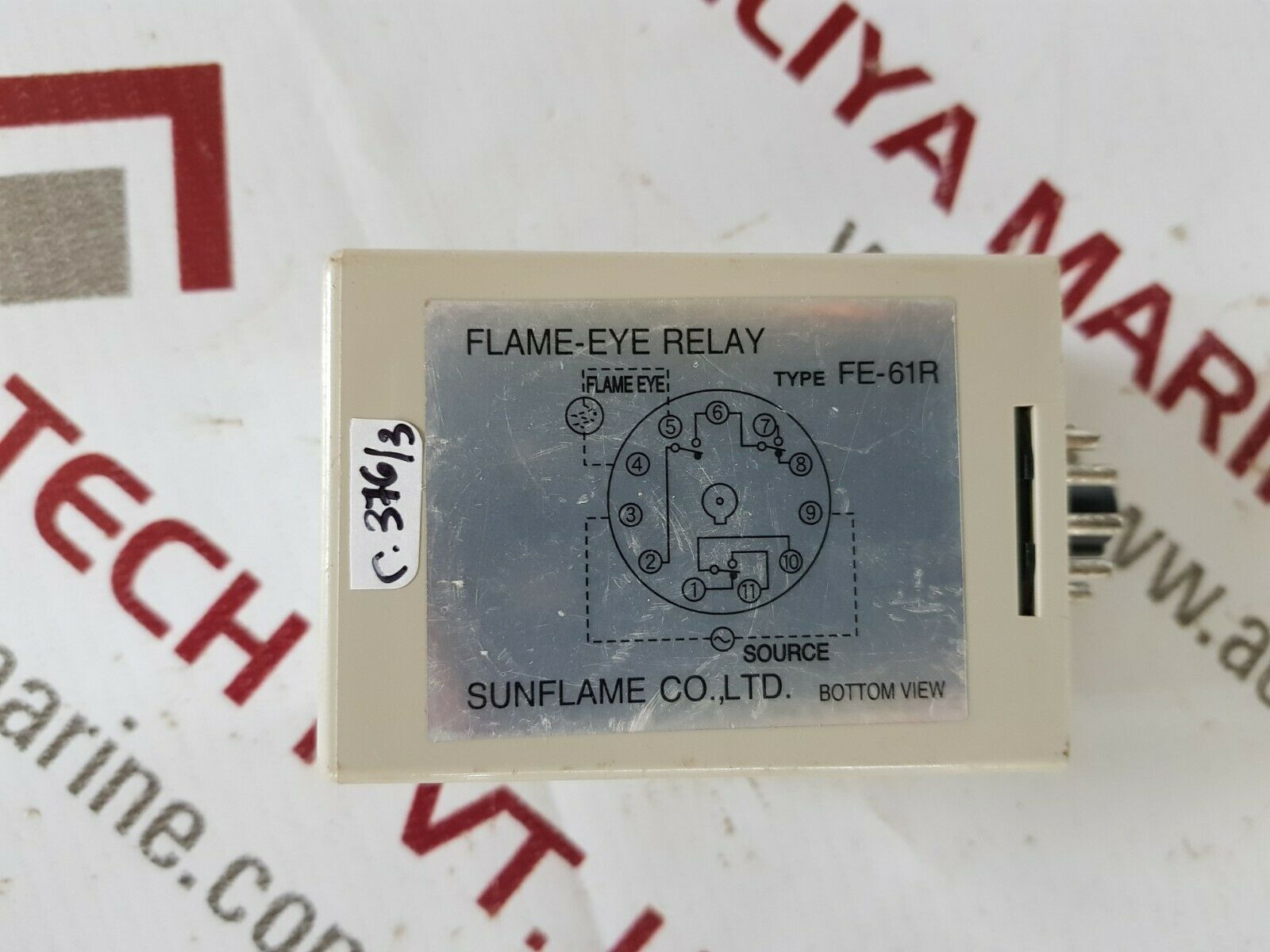 Sunflame fe-61r flame-eye relay p-628.p-621