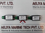 Lot of 5X C3 controls 13sblg120st pilot indicator-green light /lamp 120v ac/dc