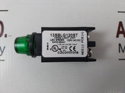 Lot of 5X C3 controls 13sblg120st pilot indicator-green light /lamp 120v ac/dc