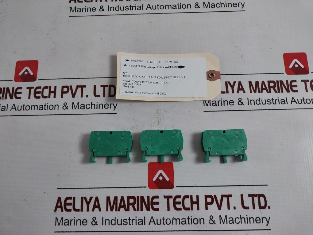 Lot Of 3X C3 Controls Wno Contact Block