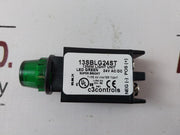 Lot of 2X C3CONTROLS 13SBLG24ST Pilot Light Super Bright Led Green 24V AC/DC