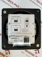 Omron k2wr-r-r2 reverse power relay 100/110/200/220vac 5a 50/60hz  (Used)