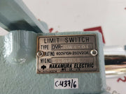 Nakamura electric dmr-bw4-04 limit switch 600v 10a-250v 20a