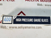 Seiko industrial 400 high pressure gauge glass