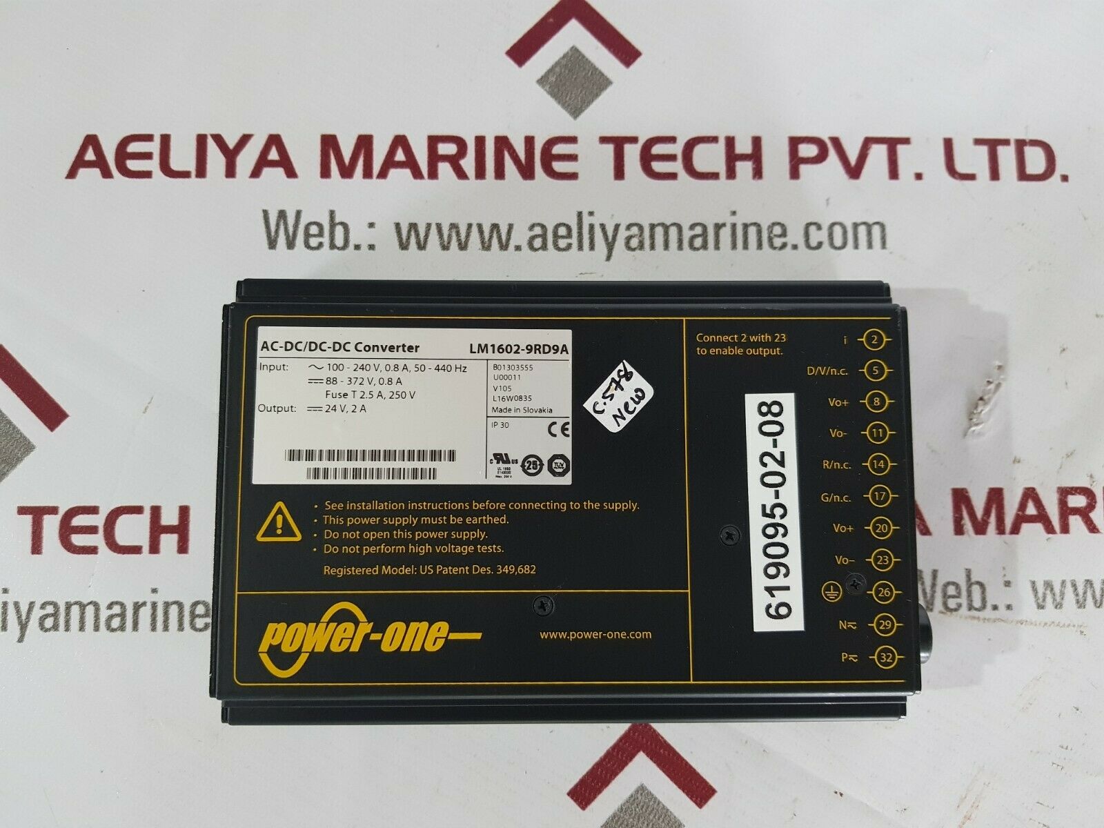 Power-one ac-dc/dc-dc converter lm1602-9rd9a