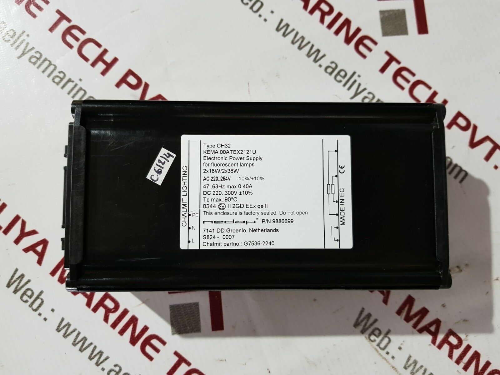 Chalmit lighting ch32 electronic power supply kema 00a tex2121u