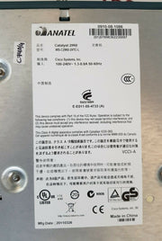 Anatel Cisco Catalyst 2960 Ws-c2960-24Tc-l Port Poe Network Switch 0910-08-1086