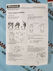 Honeywell 8ls1-4c limit switch