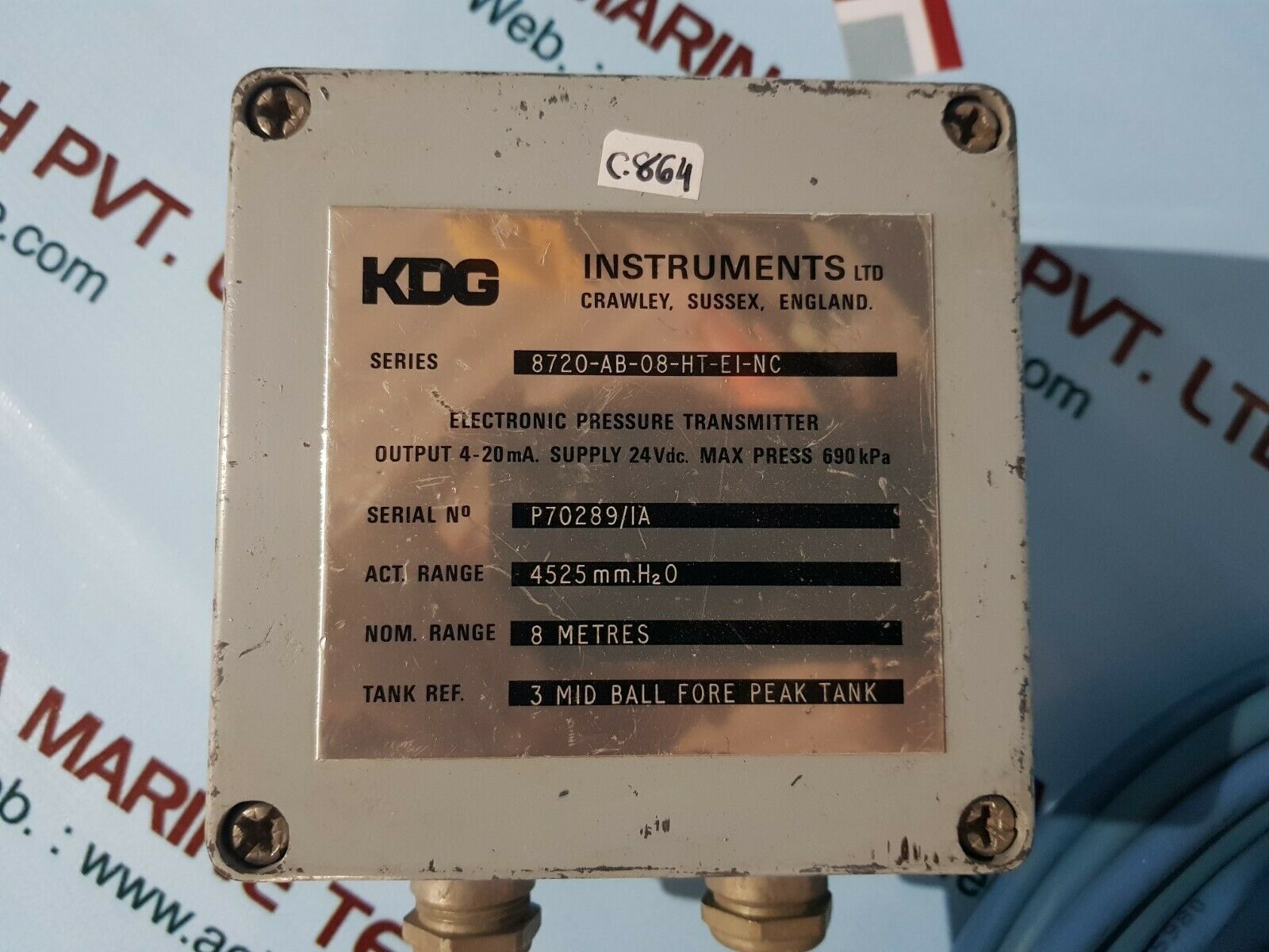 Kdg 8720-ab-08-ht-eI-nc electronic pressure transmitter