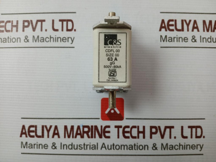 C&S Electric Cdfl 00 Fuse Link Size 00 500V 80Ka