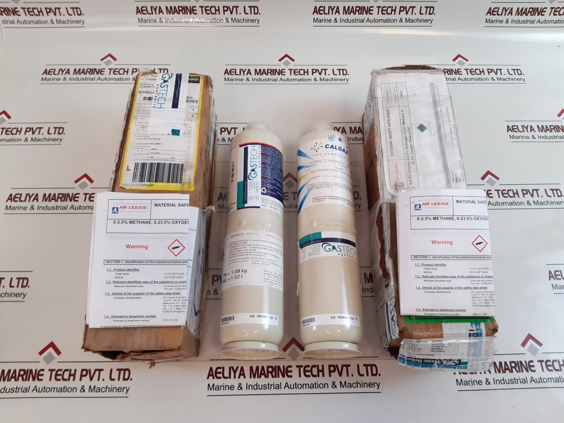 Calgaz Un 1956 Compressed Gas Container