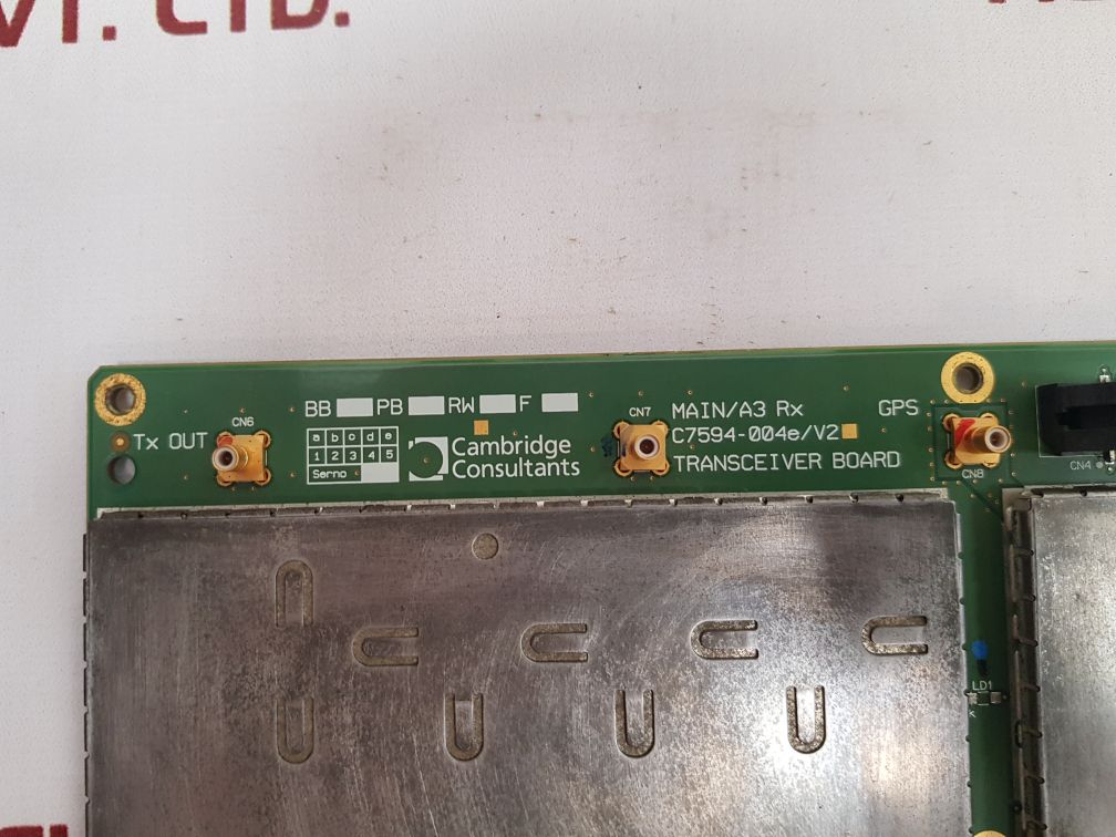 Cambridge Consultants C7594-004E/V2 Transceiver Board